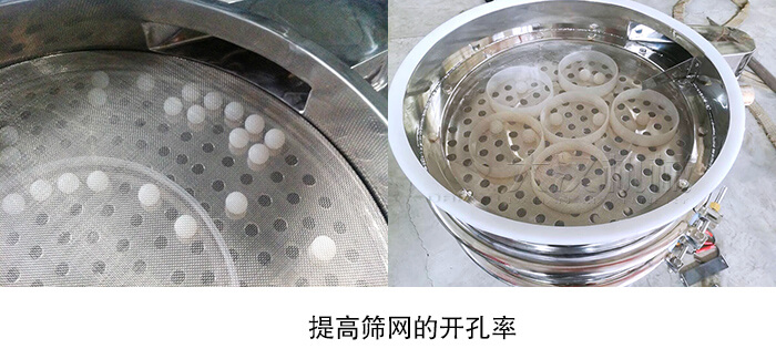 三次元振動(dòng)篩篩網(wǎng)的開孔率